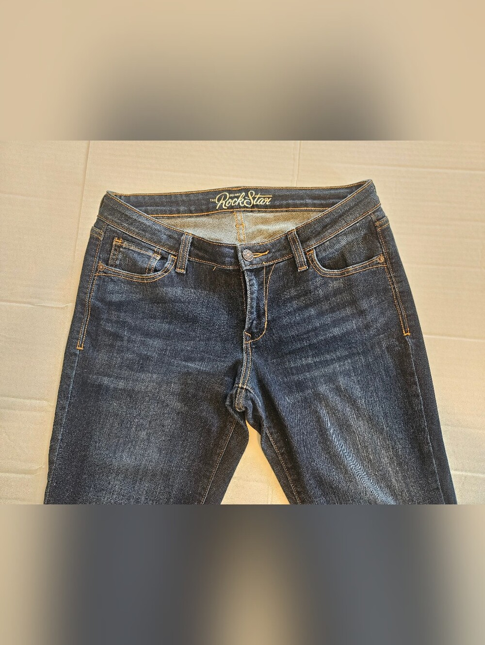 Old Navy Rockstar Skinny Jeans Women’s Size 10 Dark Wash 27” Inseam